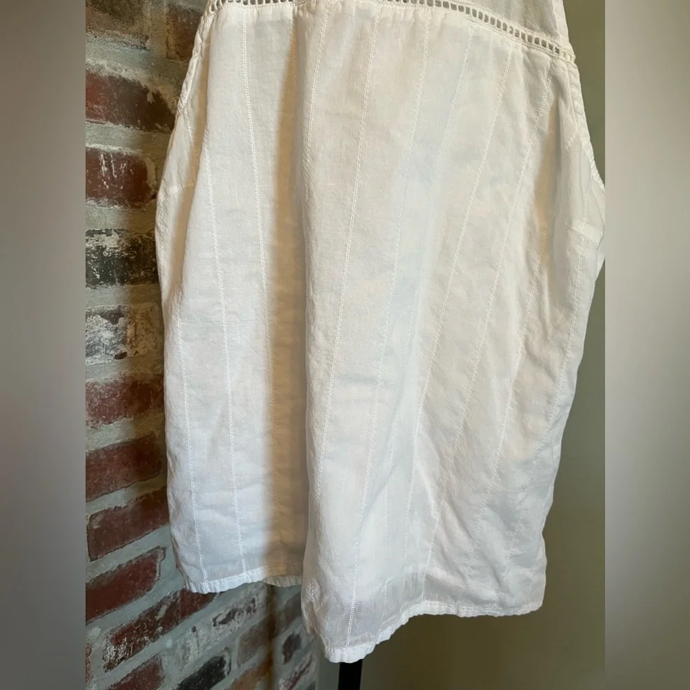 Kulh white cotton tank | size medium